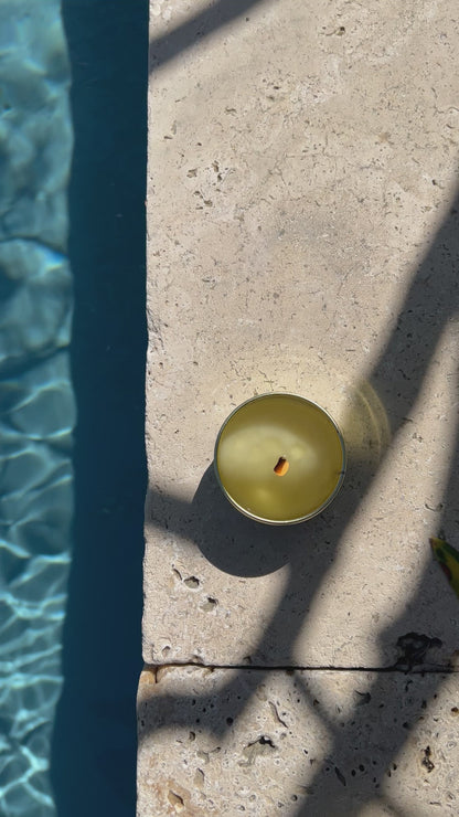 Bougie en étain à la citronnelle 100ml