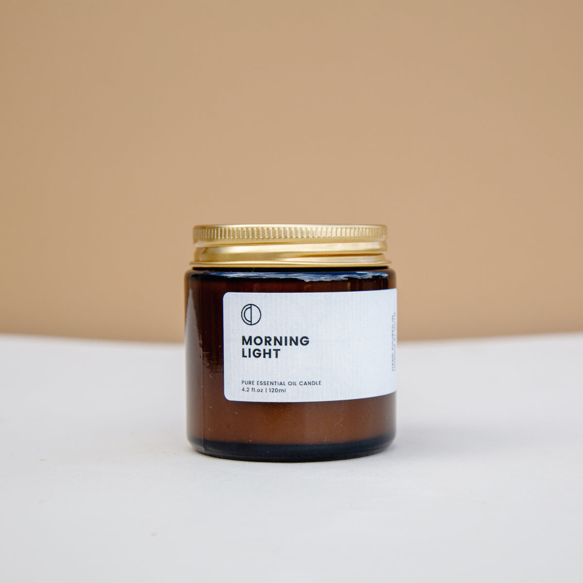Lumière du matin (Néroli + Citron vert + Basilic) | Bougie en pot ambré