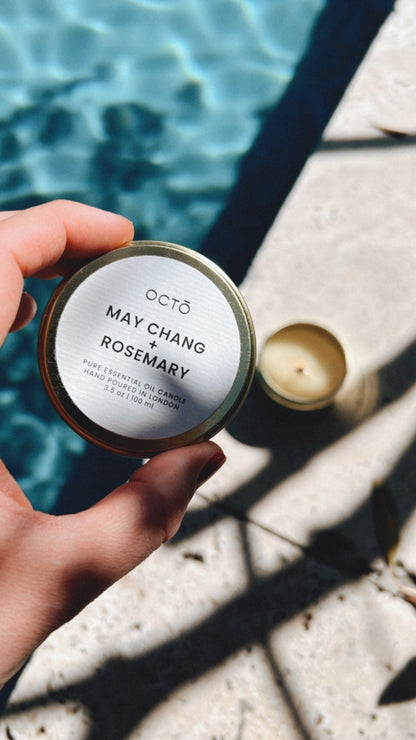 Bougie de voyage en étain 100ml