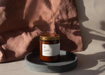 Bougie Morning Light - (Néroli, Basilic et Citron Vert)