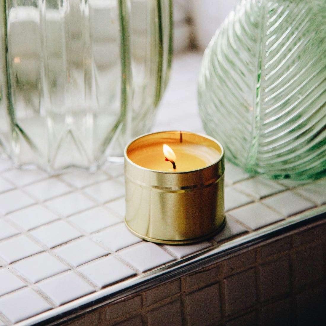 Bougie en étain à la citronnelle 100ml