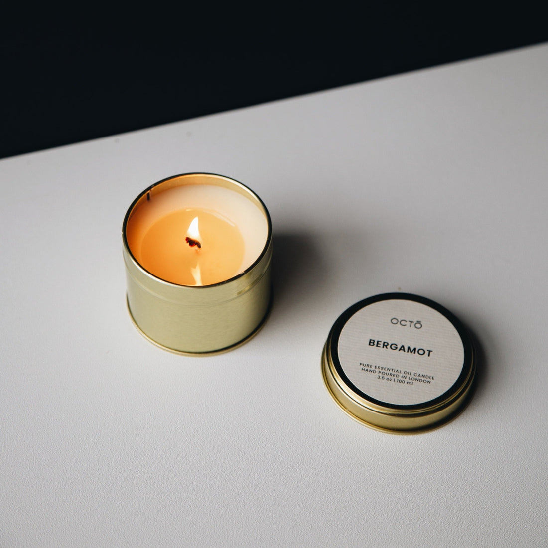 Bougie de voyage en étain 100ml