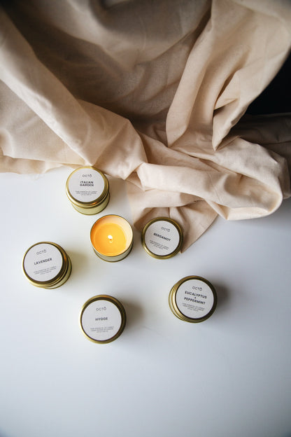 Bougie en étain à la citronnelle 100ml
